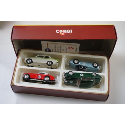 1273 - 13 Boxed diecast to include Corgi and Lledo multi vehicle sets and 4 x Great British Buses