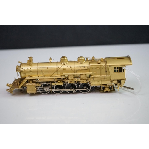 128 - Boxed Sunset Models HO gauge Great Northern 0-1 2-8-2 brass locomotive & tender, made by Samhongsa (... 