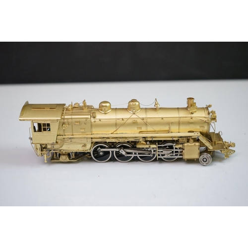 128 - Boxed Sunset Models HO gauge Great Northern 0-1 2-8-2 brass locomotive & tender, made by Samhongsa (... 