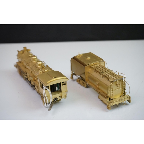 128 - Boxed Sunset Models HO gauge Great Northern 0-1 2-8-2 brass locomotive & tender, made by Samhongsa (... 