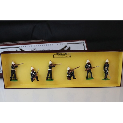 1311 - Four boxed Britains Special Collectors Edition metal figure sets to include 8803 British Infantry, 8... 