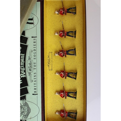 1312 - Four boxed Britains Special Collectors Edition metal figure sets to include 8804 Somersetshire Light... 