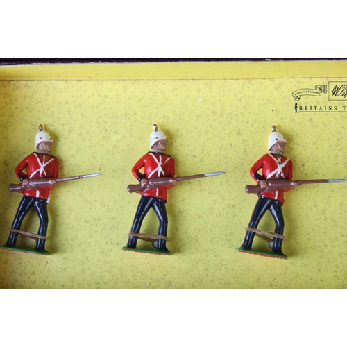 1312 - Four boxed Britains Special Collectors Edition metal figure sets to include 8804 Somersetshire Light... 