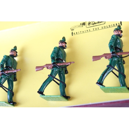 1312 - Four boxed Britains Special Collectors Edition metal figure sets to include 8804 Somersetshire Light... 