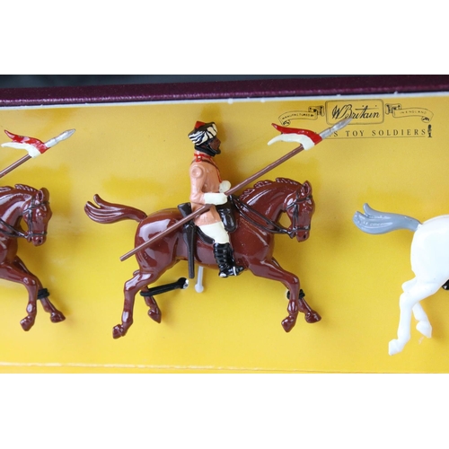 1313 - Two boxed Britains Special Collectors Edition metal figure sets to include 8807 Empress of India's 2... 