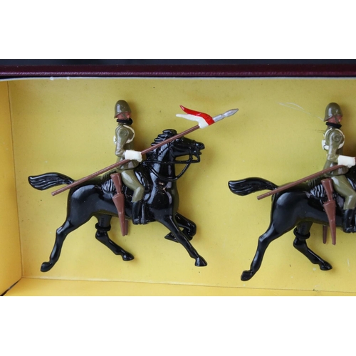 1313 - Two boxed Britains Special Collectors Edition metal figure sets to include 8807 Empress of India's 2... 