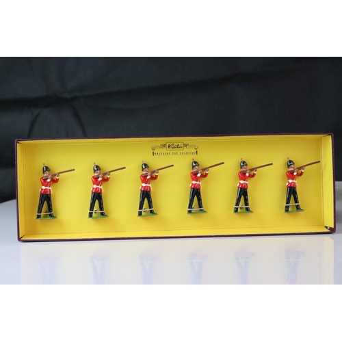 1315 - Four boxed Britains Special Collectors Edition metal figure sets to include 8822 The King's Royal Ri... 