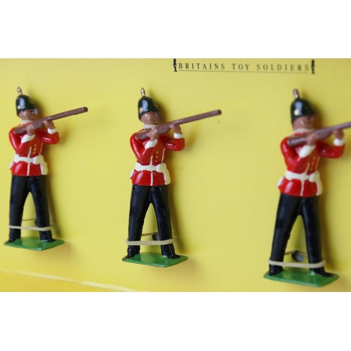 1315 - Four boxed Britains Special Collectors Edition metal figure sets to include 8822 The King's Royal Ri... 