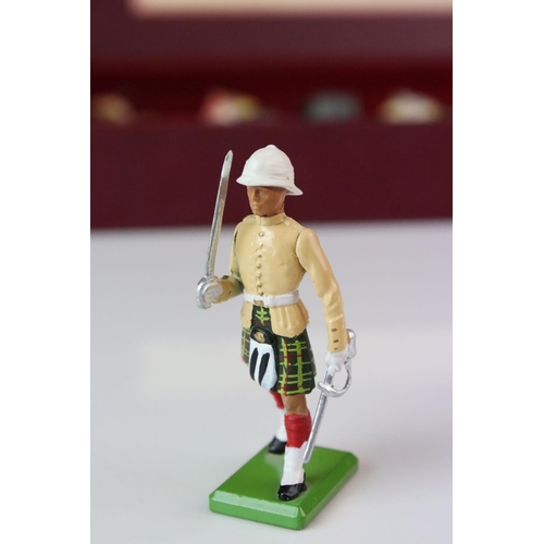 1317 - Two boxed ltd edn Britains metal figure sets to include 5293 The Blues and Royals and 5188 Seaforth ... 