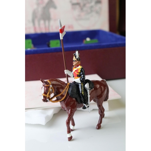 1319 - Two boxed ltd edn Britains metal figure sets to include 5392 The 9th/12th Royal Lancers and 5193 The... 