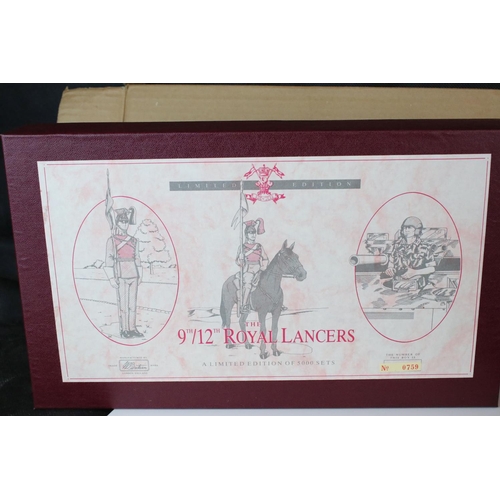 1319 - Two boxed ltd edn Britains metal figure sets to include 5392 The 9th/12th Royal Lancers and 5193 The... 