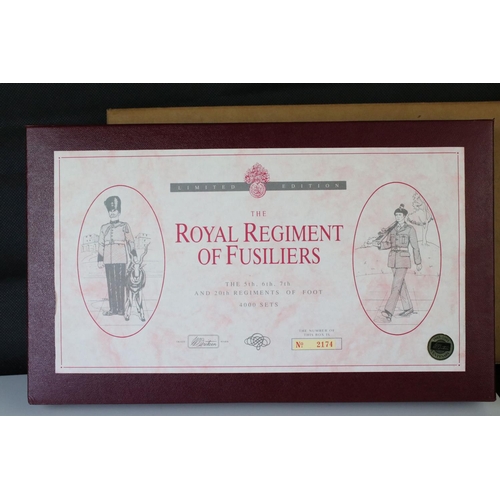 1319 - Two boxed ltd edn Britains metal figure sets to include 5392 The 9th/12th Royal Lancers and 5193 The... 