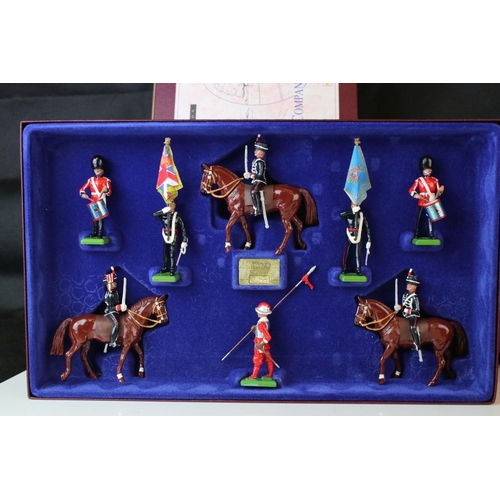 1323 - Two boxed Britains ltd edn metal figure sets to include 5291 The Honourable Artillery Company and 51... 