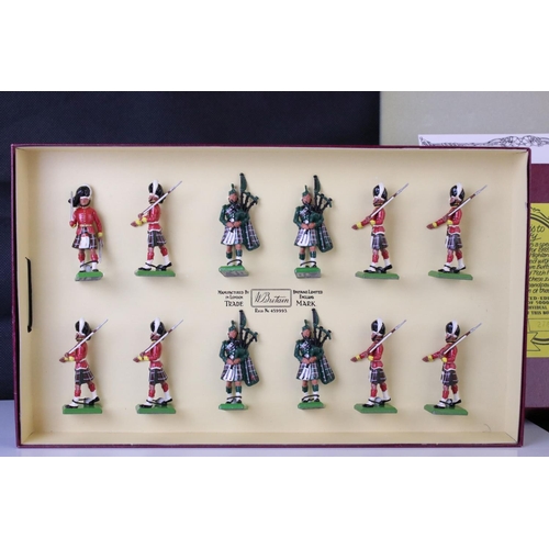 1323 - Two boxed Britains ltd edn metal figure sets to include 5291 The Honourable Artillery Company and 51... 