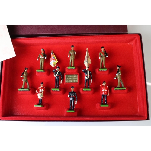 1324 - Three boxed Britains ltd edn metal figure sets to include 5290 The Royal Scots Dragoon Guards, 5189 ... 