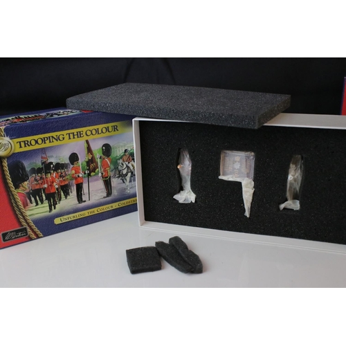 1325 - Four boxed Britains Trooping The Colour metal figure sets to include 2 x 40113 Irish Guards, 40110 W... 