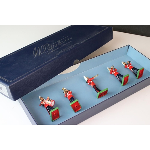 1328 - Three boxed ltd edn Britains Ceremonial Collection metal figure sets to include 2 x 00157 Band of Th... 