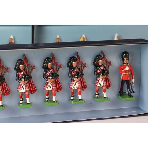 1328 - Three boxed ltd edn Britains Ceremonial Collection metal figure sets to include 2 x 00157 Band of Th... 