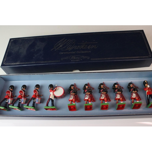 1328 - Three boxed ltd edn Britains Ceremonial Collection metal figure sets to include 2 x 00157 Band of Th... 