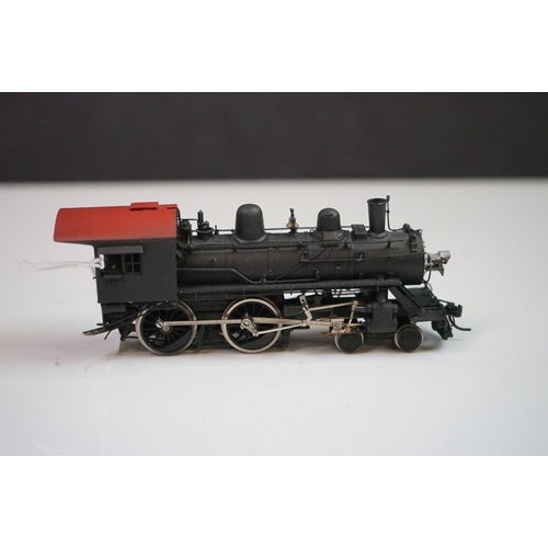 133 - Boxed Hallmarked Models INC HO gauge Frisco 182-187 Class 4-4-0 brass locomotive & tender, painted, ... 