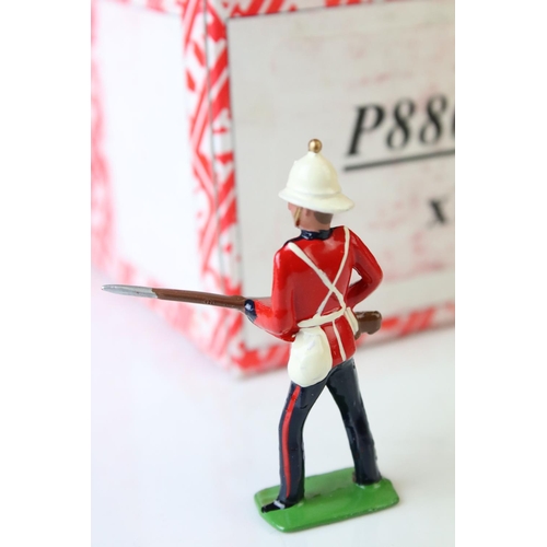 1330 - Four boxed Britains 12 x metal figure sets to include 8012 Lifeguard, 8016 Scots Guard Piper, P88085... 