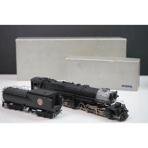 134 - Boxed Tenshodo for Pacific Fast Mail HO gauge GN 2-8-8-2 Class R-2 brass locomotive & tender along w... 