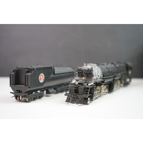 134 - Boxed Tenshodo for Pacific Fast Mail HO gauge GN 2-8-8-2 Class R-2 brass locomotive & tender along w... 