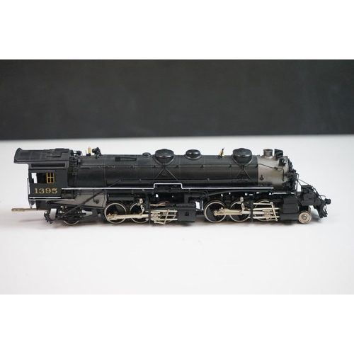 136 - Boxed Key Imports HO gauge 2-6-6-2 Mallet H4 w/12VC Tender Custom Series no 32 brass locomotive & te... 