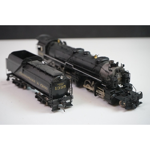 136 - Boxed Key Imports HO gauge 2-6-6-2 Mallet H4 w/12VC Tender Custom Series no 32 brass locomotive & te... 