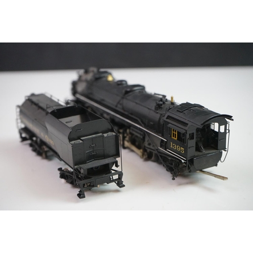 136 - Boxed Key Imports HO gauge 2-6-6-2 Mallet H4 w/12VC Tender Custom Series no 32 brass locomotive & te... 