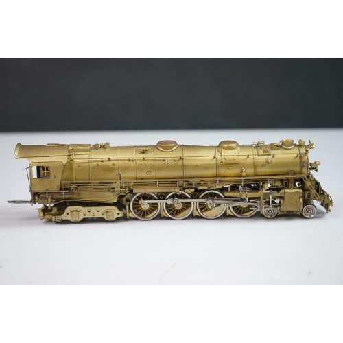 142 - Boxed Key Imports HO gauge Timken 1111 Classic 4-8-4 Northern brass locomotive & tender, by Samhongs... 