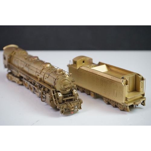 142 - Boxed Key Imports HO gauge Timken 1111 Classic 4-8-4 Northern brass locomotive & tender, by Samhongs... 