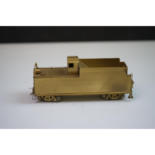 144 - Boxed Key Imports HO gauge DM & IR 2-10-2 Santa Fe brass locomotive & tender, by Samhongsa (Korea), ... 