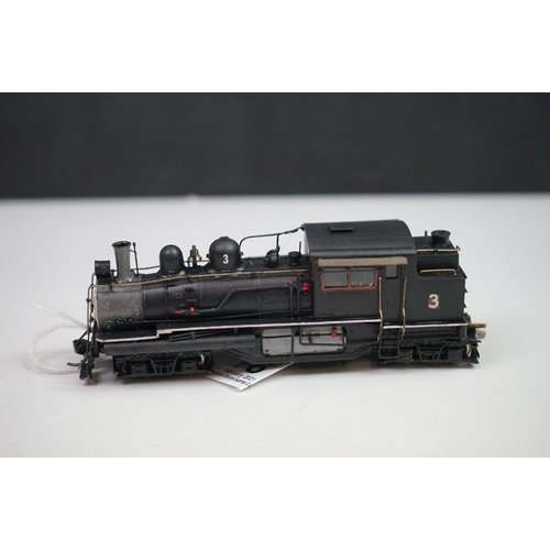 16 - Boxed Key Imports Feather River Shay no 3 brass locomotive & tender made by Samhongsa (Korea), paint... 