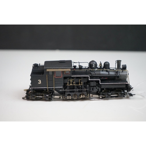 16 - Boxed Key Imports Feather River Shay no 3 brass locomotive & tender made by Samhongsa (Korea), paint... 