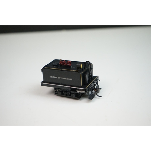 16 - Boxed Key Imports Feather River Shay no 3 brass locomotive & tender made by Samhongsa (Korea), paint... 