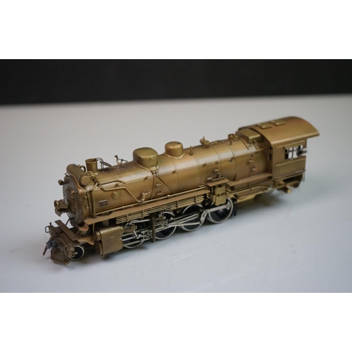 160 - Boxed United Scale Models HO gauge Western Pacific 2-8-2 brass locomotive exclusively for Pacific Fa... 