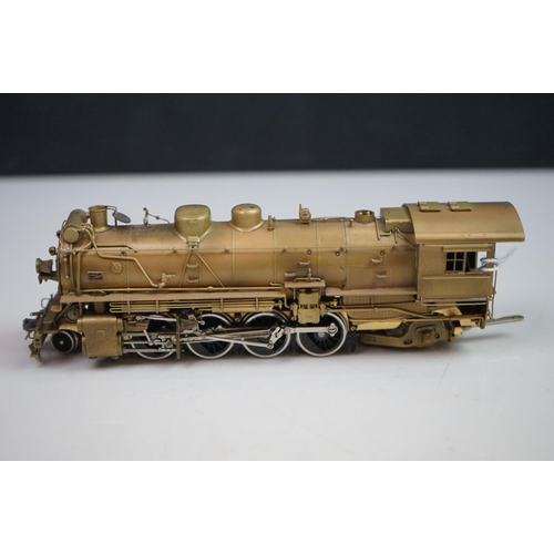 160 - Boxed United Scale Models HO gauge Western Pacific 2-8-2 brass locomotive exclusively for Pacific Fa... 