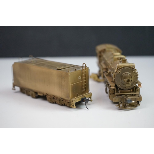 160 - Boxed United Scale Models HO gauge Western Pacific 2-8-2 brass locomotive exclusively for Pacific Fa... 