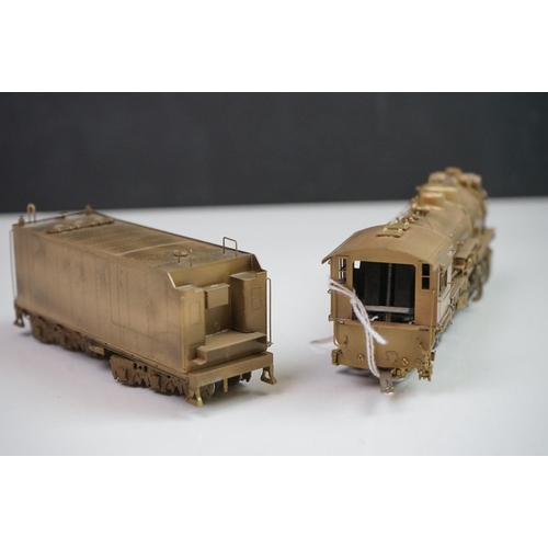 160 - Boxed United Scale Models HO gauge Western Pacific 2-8-2 brass locomotive exclusively for Pacific Fa... 