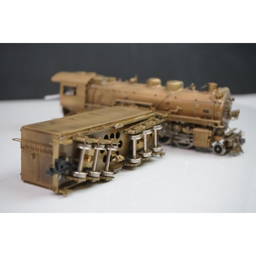 160 - Boxed United Scale Models HO gauge Western Pacific 2-8-2 brass locomotive exclusively for Pacific Fa... 