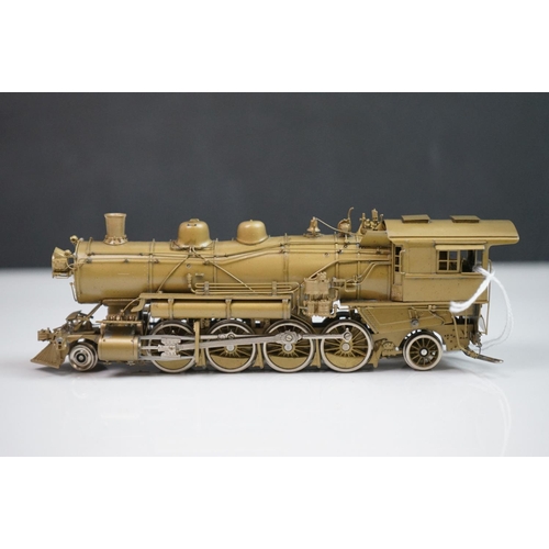 161 - Boxed SKI HO gauge Northern Pacific 2-8-2 W brass locomotive & tender Pacific Fast Mail exclusive (K... 