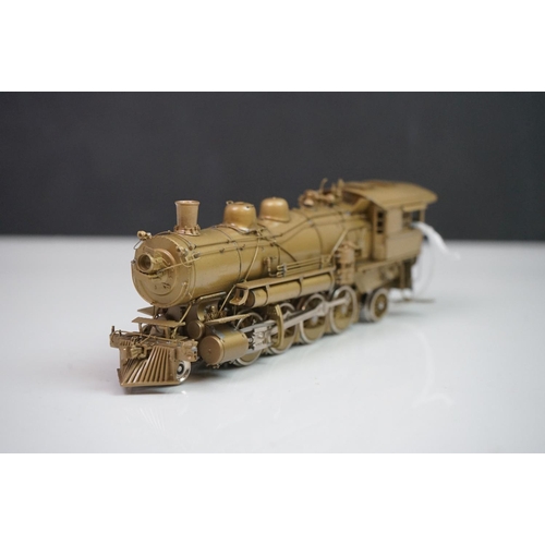 161 - Boxed SKI HO gauge Northern Pacific 2-8-2 W brass locomotive & tender Pacific Fast Mail exclusive (K... 