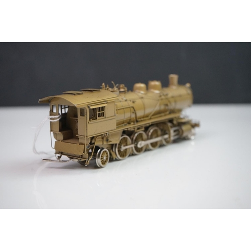 161 - Boxed SKI HO gauge Northern Pacific 2-8-2 W brass locomotive & tender Pacific Fast Mail exclusive (K... 