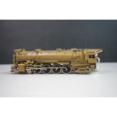 162 - Boxed Custom Brass by NJ HO gauge Chesapeake & Ohio Railways Class J-2 4-8-2 ST-803 by Daiyoung Mode... 