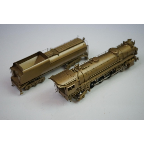 162 - Boxed Custom Brass by NJ HO gauge Chesapeake & Ohio Railways Class J-2 4-8-2 ST-803 by Daiyoung Mode... 