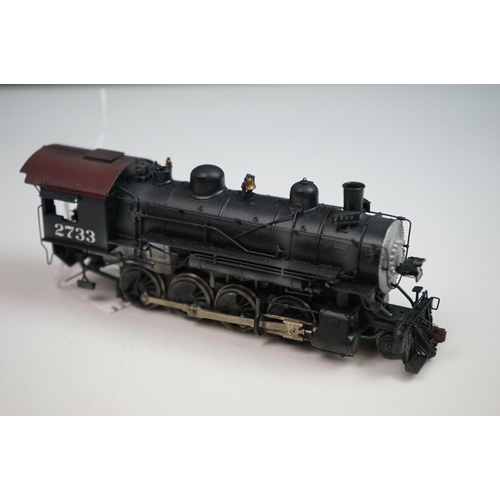 163 - Boxed Key imports HO gauge C-8 #2733 Southern Lines Pacific 2-8-0 Consolidation brass locomotive ten... 