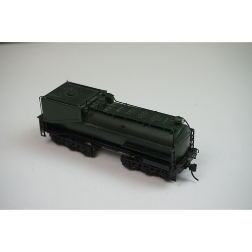 164 - Boxed Model Railroad HO gauge MB Austin 4-6-2 brass locomotive & tender, painted, appears vg, box gd... 