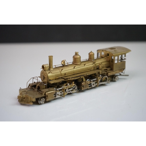 165 - Boxed Sunset Models HO gauge Casper South Fork and Eastern Sampson #7 2-6-6-2 brass locomotive & ten... 