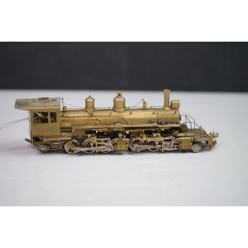 165 - Boxed Sunset Models HO gauge Casper South Fork and Eastern Sampson #7 2-6-6-2 brass locomotive & ten... 